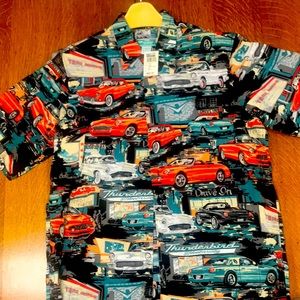 Reyn Spooner 50th Anniversary T-Bird Shirt NWT Med